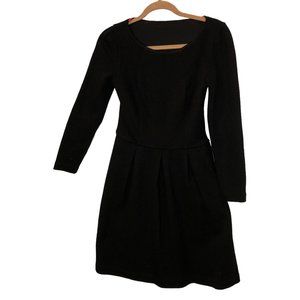 boden black super high quality tailored shift twill cotton knee length d…